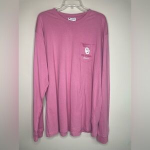 Champion Oklahoma Sooners Pink Long Sleeve Shirt Size XXL